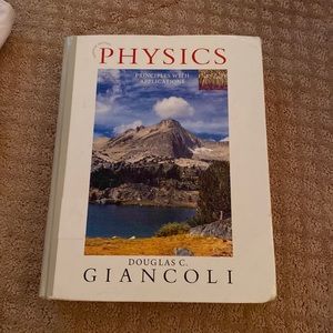 Physics principles with application, Douglas C Giancoli
